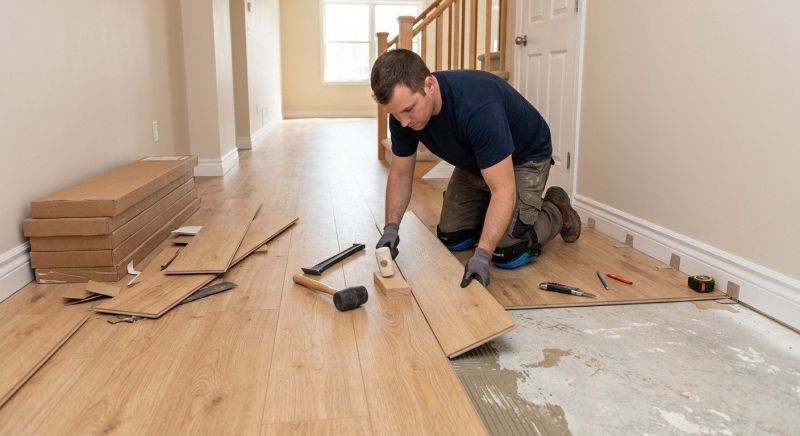 Laminate Floor Replacement in Greensboro, NC
