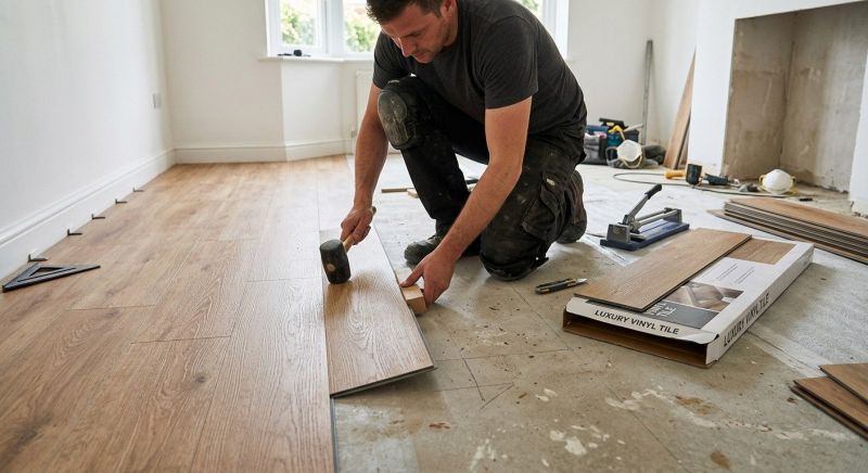 Luxury Vinyl Tile Installation in Manassas, VA