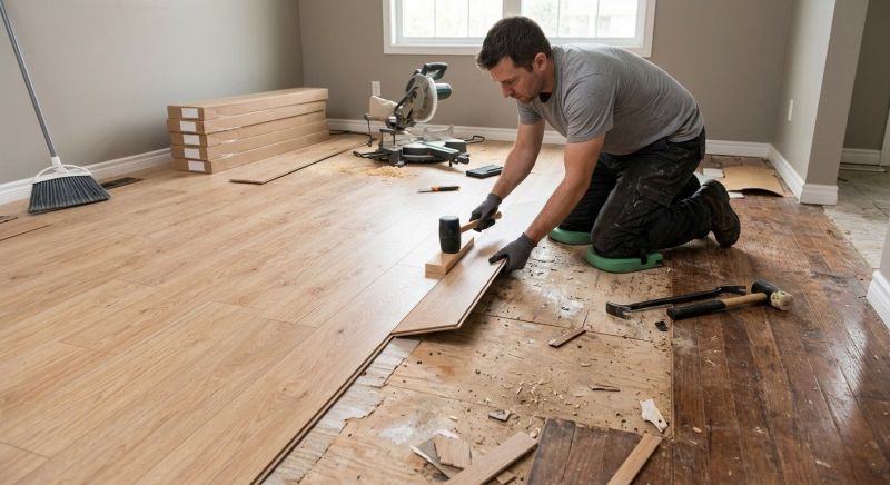 Plank Laminate Installation in Greensboro, NC