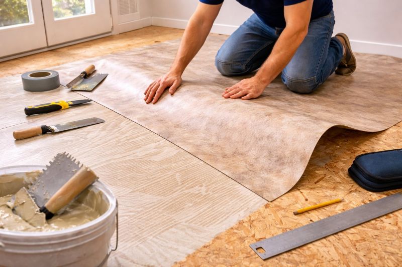 Sheet Flooring Installation in Columbus, OH