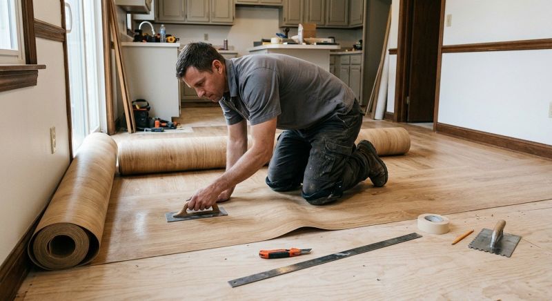 Sheet Vinyl Installation in Houston, TX