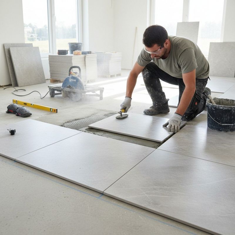 Travertine Floor Installation in Alexandria, VA